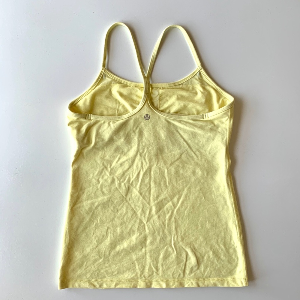 Lululemon Power Y Tank Yellow